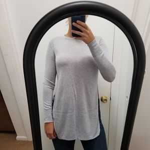 Zara: Long Knit Side Slit Sweater